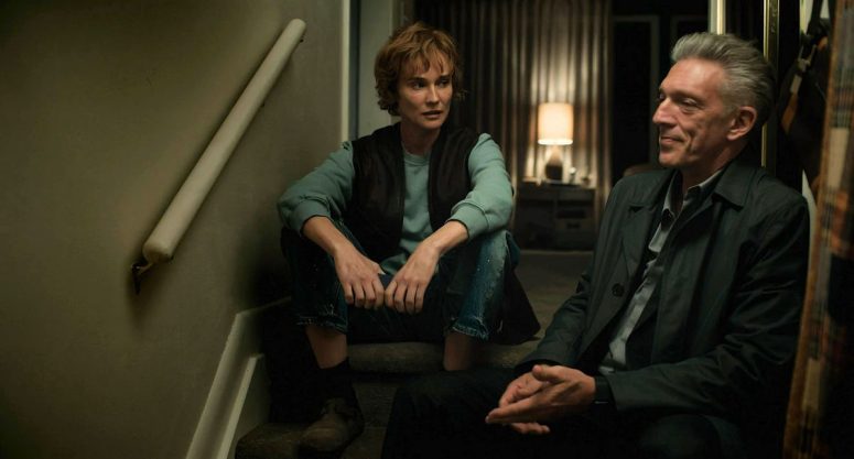 Diane Kruger as Terry and Vincent Cassel as Karsh - The Shrouds