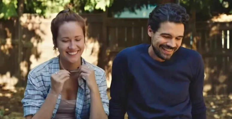 Steven Strait and Anna Camp in HERE AWHILE