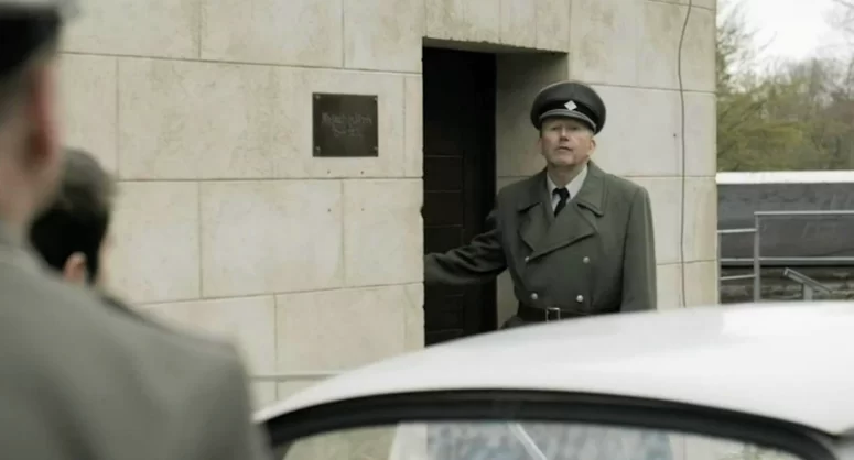 Director Carl Bessai has a cameo as an unnamed German border guard - Field Sketches