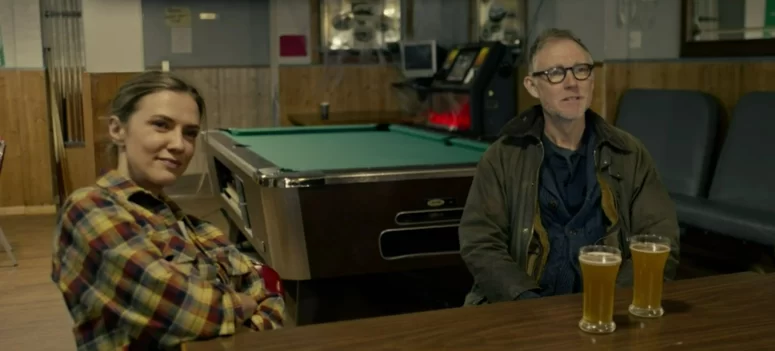 Sara Canning as Trudy and Vincent Gale as Peter - Field Sketches