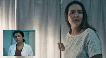 Catalina Sandino Moreno as Tabitha and (inset) Sharleen Kalayil as Dr. Brody - From 210