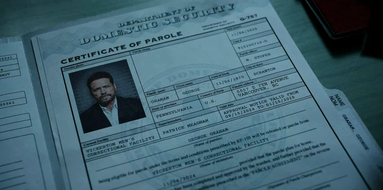 George Graham's Certificate of Parole - Wild Cards 212