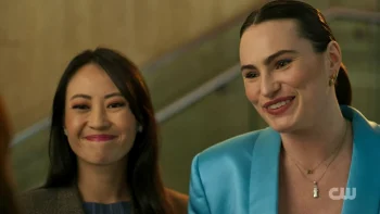 Kathryn Gallagher as Philippa Levreaux and Chantelle Han as Emma - Ordinary Girl in a Tiara