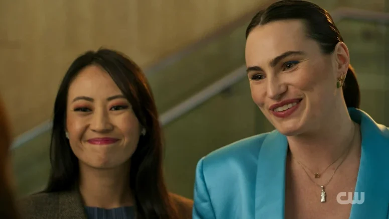 Kathryn Gallagher as Philippa Levreaux and Chantelle Han as Emma - Ordinary Girl in a Tiara