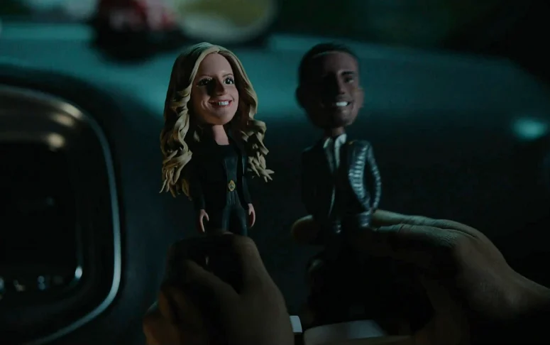 Yates and Simmons bobble-head dolls - Wild Cards 309