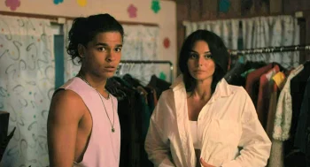 D'Pharaoh Woon-A-Tai as Mike, and Pardis Saremi as Demi - Hell of a Summer
