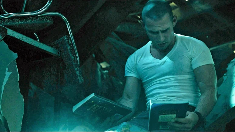 Randall (A J Simmons) finds Ethan's books - From 403