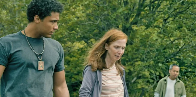 Patty (Trina Corkum), Ellis (Corteon Moore), and Roger (Eugene Sampang) - From 405