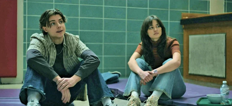 Carson MacCormac as Trace Casper and Chloe Avakian as his twin sister Grace - This is Not a Test