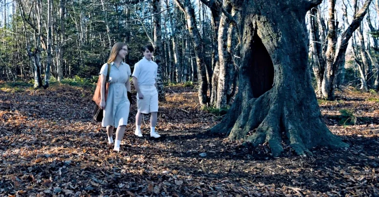 The Boy in White meets Sophia near a hollow tree - From 410
