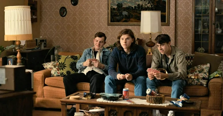 Mark Ezekiel Rivera as Ritchie Perez, Colton Grobbo as Mark Critch Jr, and Noah Perchard as Fabe - Son of a Critch 110