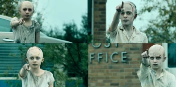 Four of the ghoulish children played by Samuel Mcpherson, Frankie Parnell, Emmett Atwood, and Bianca Marie Newhook - From 409