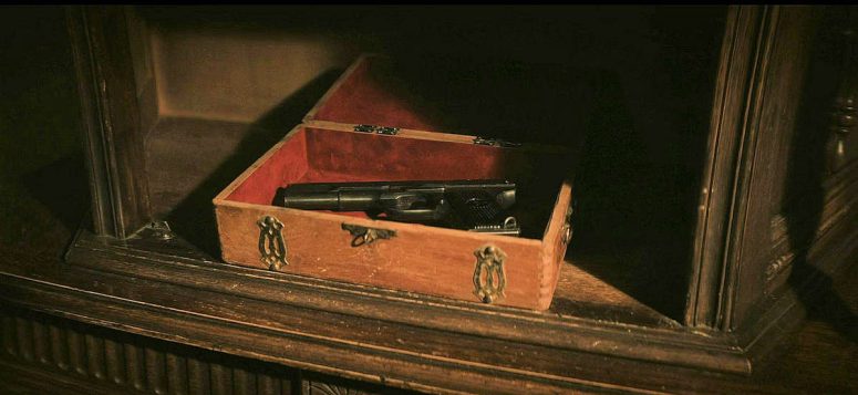 The gun kept in an unlocked box in Johanna's house - The Voices of Our Mother