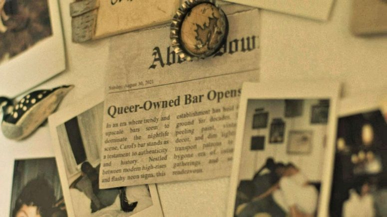 News clipping on Sara's fridge - Son of Sara