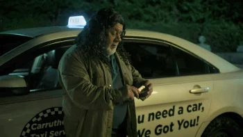 Tony White as Tony the taxi driver - Son of Sara
