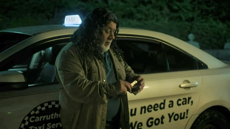 Tony White as Tony the taxi driver - Son of Sara