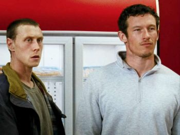 George Mackay as Nick and Callum Turner as Liam - Rose of Nevada