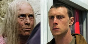 Mary Woodvine as Mrs. Richards and George Mackay as Nick - Rose of Nevada