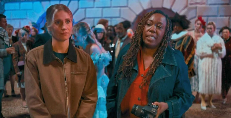 Callie Cooke as DS Clementine Draper and Chizzy Akudolu as DI Merriot - Tommy and Tuppence 101