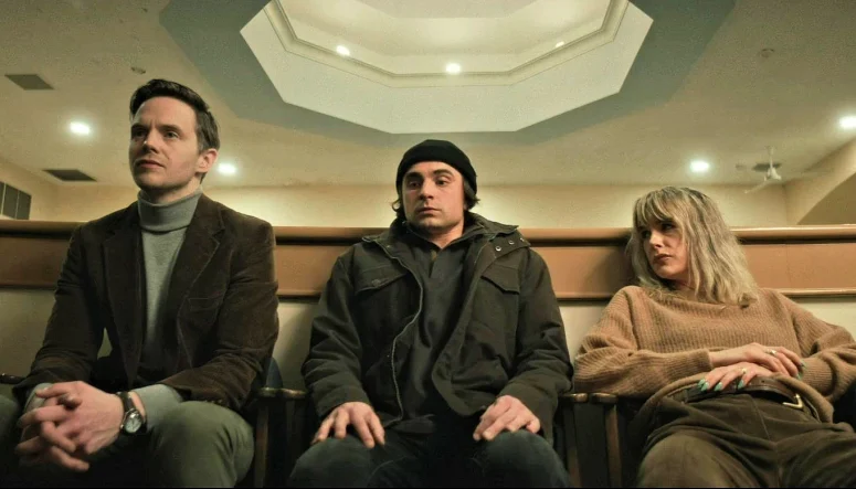 Alex Ozerov-Meyer as Martin, Mark O'Brien as William, and Carolina Bartczak as Therese - The Voices of Our Mother