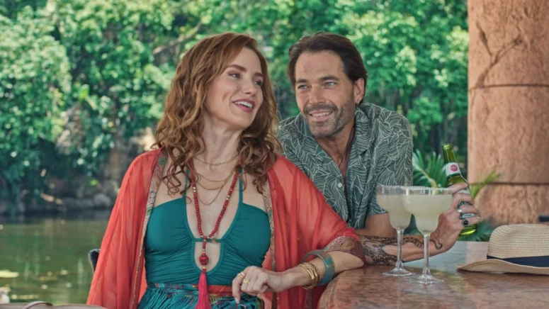 Sophia Bush as Milly and Tim Rozon as Captain Otto - Summer's Last Resort