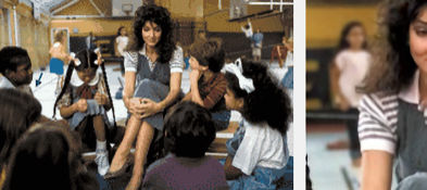 Madolyn Smith with students - deleted scene - Funny Farm