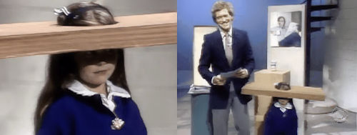 Sarah Michelle Gellar on Letterman - 1982