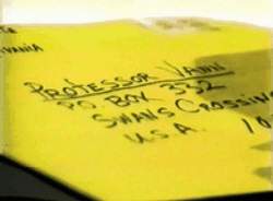 Provessor Vann's fake address - Swans Crossing