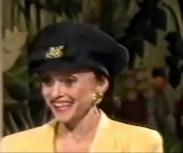 Erica's dressmaker Yvette in 1993