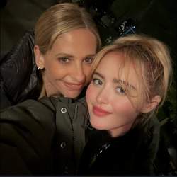 Sarah Michelle Gellar and Kathryn Newton - Ready or Not - Here I Come - photo by Kathryn Newton